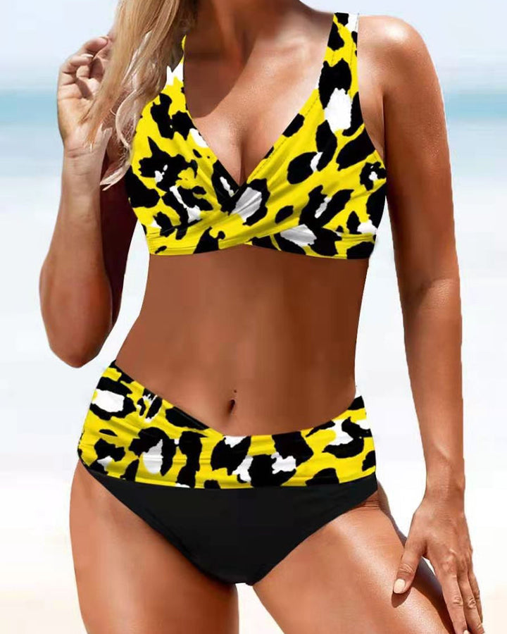 Gitte® | Farverig bikinibadedragt