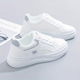 Chic hvide sneakers letvægt komfort