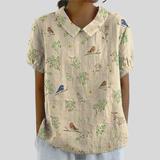 Elegant Blomstret Komfort Top