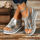 Baylie - Stilfulde Metalliske Sandaler