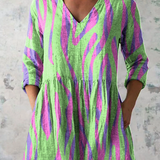 Oceane | Lang Bluse med V-Hals