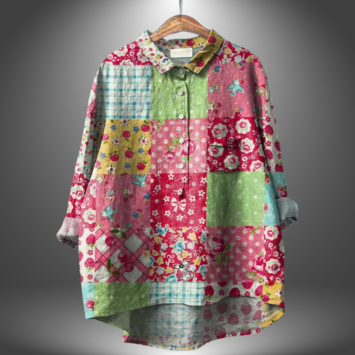 Alva® | Blomsterprint Skjorte til Kvinder
