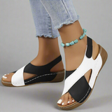 Kendra - Farveblok Orthopædiske Sandaler