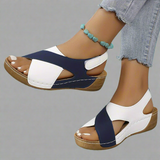 Kendra - Farveblok Orthopædiske Sandaler