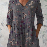 Audrey | Langærmet Bluse med V-Hals