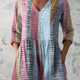 Anais | Lang Bluse med V-Hals