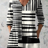 Sophie | Lang Bluse med V-Hals