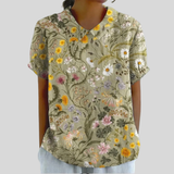 Elegant Blomstret Komfort Top