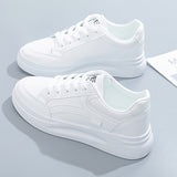 Chic hvide sneakers letvægt komfort