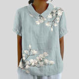 Elegant Blomster Komfort Top