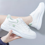 Chic hvide sneakers letvægt komfort