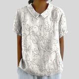 Elegant Blomstret Komfort Top