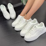 Chic hvide sneakers letvægt komfort