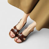 Georgie - Letvægts Block Heel Sandaler