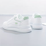 Chic hvide sneakers letvægt komfort