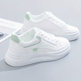 Chic hvide sneakers letvægt komfort