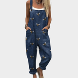Komfortabelt Trykt Jumpsuit