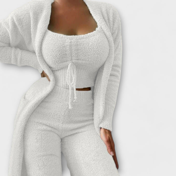 Bodil® | Pyjamasæt i 3 dele med vinter-paisleymønster