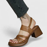 Celeste - Elegant Krydsede Sandaler