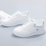 Chic hvide sneakers letvægt komfort